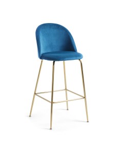 Барный стул 71380 золотой синий La forma
