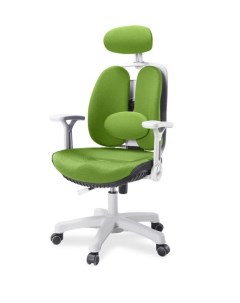 Компьютерное кресло серия мод Inno Health SY 1264 W GN с белым каркасом Synif