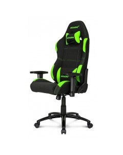 Кресло игровое K7012 черный зеленый Akracing