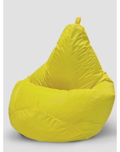 Кресло мешок пуфик груша размер XXXXL желтый оксфорд Onpuff