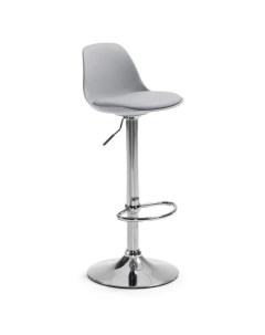 Барный стул 56351 хром серый La forma