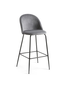 Барный стул 71374 серый черный La forma