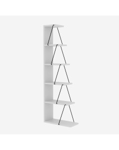 Стеллаж этажерка напольный вертикальный 854KLN3607 белый 50x150x22 см Uvi collection