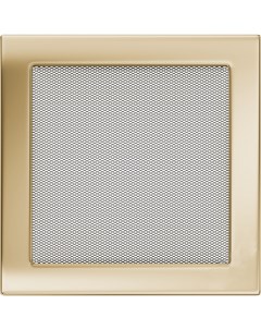 Вентиляционная решетка для камина полированная латунь 22Z 22х22 см Kratki
