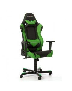 Игровое кресло Racing чёрно зелёное Dxracer