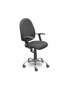 Кресло офисное 223 серое ткань металл 754094 Easy chair