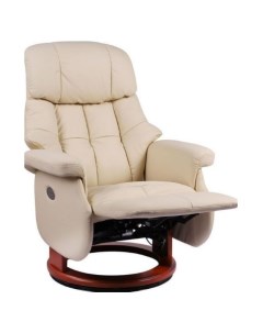 Кресло Reclainer LUX ELECTRO S16099RWB 061 029 обивка кожа цвет кремовый светл Falto-profi
