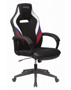 Игровое кресло VIKING 3 AERO RUS черный белый синий красный Zombie