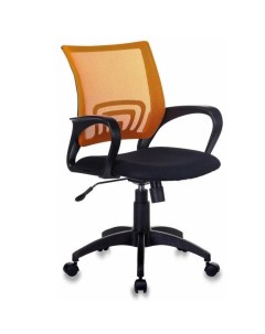 Офисное кресло KC 1 Сиденье ткань TW 11 черная Сетка TW 38 3 оранжевая Экспресс офис