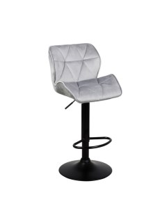 Барный стул КРИСТАЛЛ WX 2583 light grey черный светло серый Империя стульев