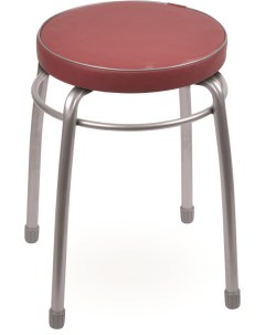 Табурет Фабрик 1 с мягким сиденьем 32 см темно красный Nika