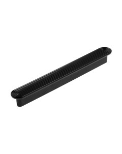 Ручка скоба С 35 пластик 96 128 мм цвет черный глянцевый Nobrand