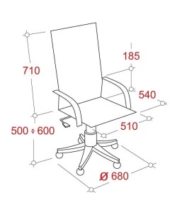 Кресло VT_EChair 515 TPU иск кожа бежевая пластик Easy chair