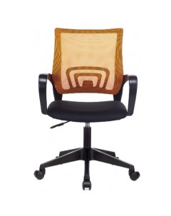 Офисное кресло KC 1LT Сиденье ткань TW 11 черная Сетка TW 38 3 оранжевая Экспресс офис