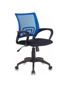 Офисное кресло KC 1 Сиденье ткань TW 11 черная Спинка сетка TW 05 синяя Экспресс офис