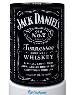Чехол для бутылки 19л JACK DANIELS черный на кулер для воды Coolpaq