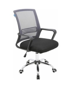 Офисное кресло кресла AL 776 Ткань черная Сетка серая Alsav