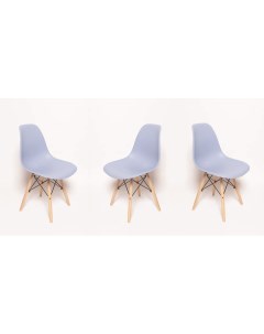 Комплект стульев 3 шт SC 001 голубой бежевый La room
