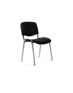 Стул офисный Изо С 11 черный ткань металл хромированный 1280111 Easy chair