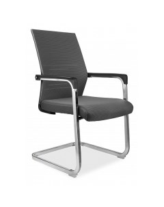 Кресло RCH D818 Серая сетка на полозьях Riva chair