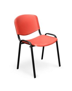 Стул UP_EChair Rio ИЗО черн пластик красный Easy chair