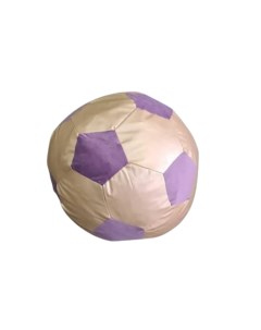 Кресло мешок Футбольный мяч фиолетово золотой Gordvell