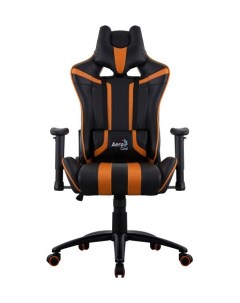 Игровое кресло AC120 AIR оранжевый черный Aerocool