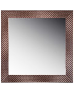 Зеркало в раме шоколадное серебро 50х50 41х41 Lefard