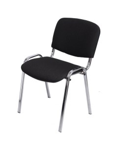 Стул офисный Изо черный ткань металл хромированный 1397331 Easy chair