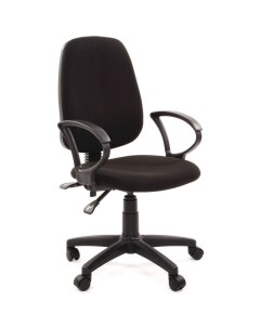 Кресло офисное 318 черное ткань пластик 506143 Easy chair