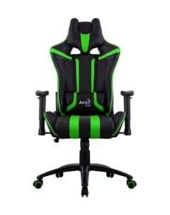 Игровое кресло AC120 AIR зеленый черный Aerocool
