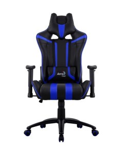 Игровое кресло AC120 AIR синий черный Aerocool