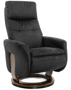 Кресло реклайнер механическое Francesca 7745A темно серое нубук Relax