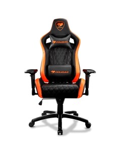 Кресло игровое ARMOR S черный оранжевый Cougar
