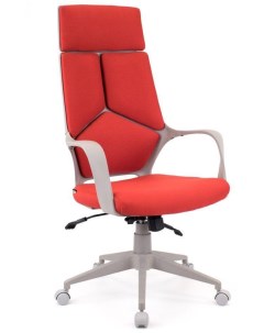 Компьютерное кресло Trio Grey TM Ткань красная Everprof