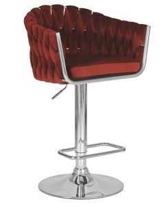 Барный стул MARCEL LM 9692 wine MJ9 35 хром винный Империя стульев