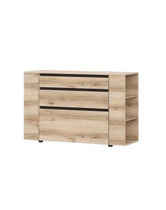 Комод Берген деревянный с выдвижными ящиками для хранения вещей одежды в комнату Arnika