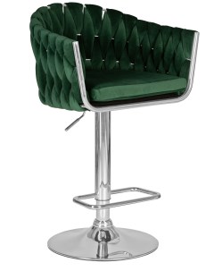 Барный стул MARCEL LM 9692 green MJ9 88 хром зеленый Империя стульев