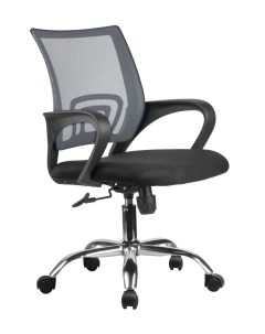 Кресло офисное 8085JE cерая сетка xром крестовина Riva chair