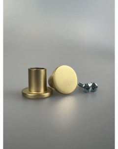 Ручка кнопка мебельная RC042MBSG 4 матовое золото комплект 2 ручки Boyard