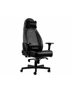 Кресло для геймера ICON черно белое Noblechairs