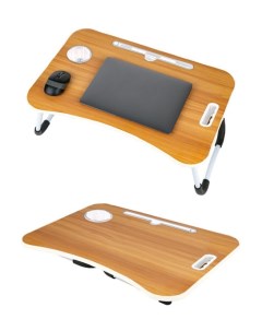 Складной стол для ноутбука коричневый Нинбо
