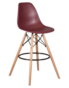 Барный стул DSW BAR LMZL PP638G plum черный фиолетовый Империя стульев
