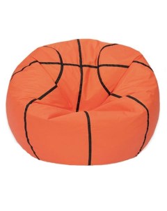 Кресло мешок Мяч баскетбольный арт 2801301 оранжевый черный Nobrand