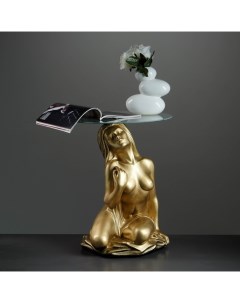 Подставка стол Анжелика бронза 57см ПОЛИСТОУН Хорошие сувениры