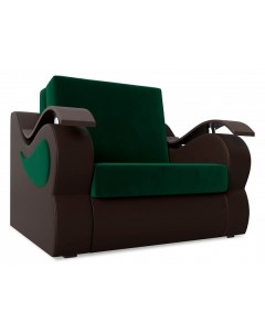Кресло кровать Меркурий черный зеленый Лига диванов