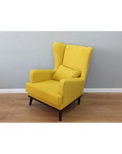 Кресло для отдыха ТОМАС Оскар цвет желтый 90х78х90 см Brw