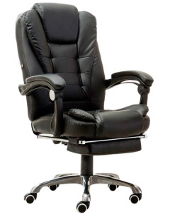Кресло компьютерное с массажем черное usb 106 см подставка для ног Nobrand
