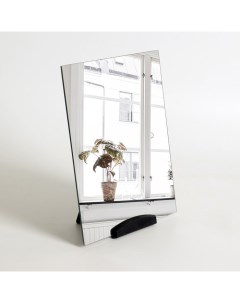 Зеркало на подставке зеркальная поверхность 17 5x22 см цвет чёрный Queen fair