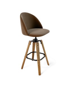 Барный стул 173301 черный муар браш коричневый браш коричневый кофейный ликер Sheffilton